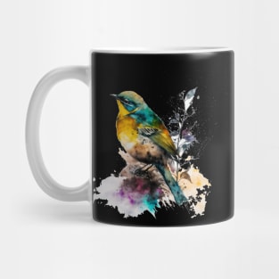 A nice bird with leaves Mug